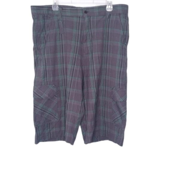Mecca gray and green shorts men's size 38 - Picture 1 of 10